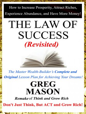 cover image of The Law of Success